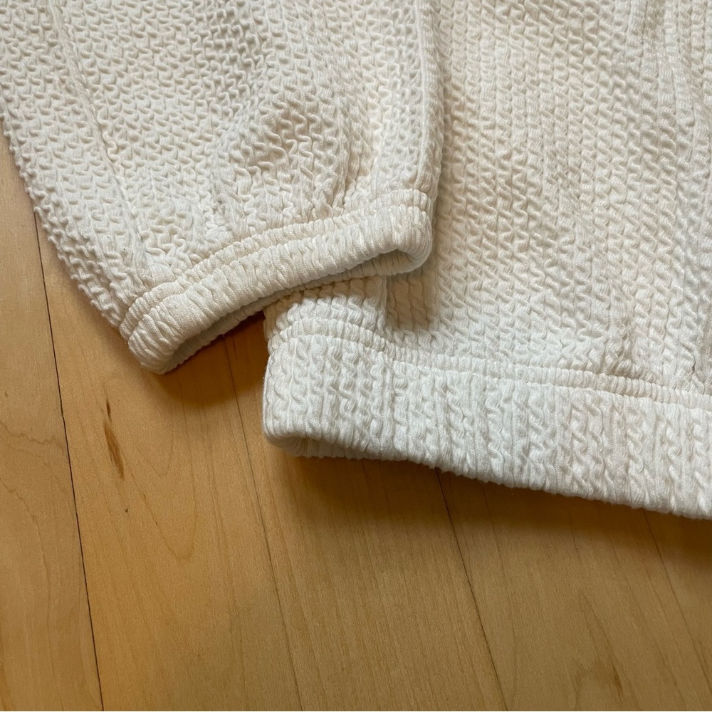 Blousy New Balance Braided Pattern Sweatshirt - image 4